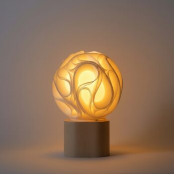 Modern Sculptural Lamp Gravity Sculpted Lamp minimalist luxury lighting