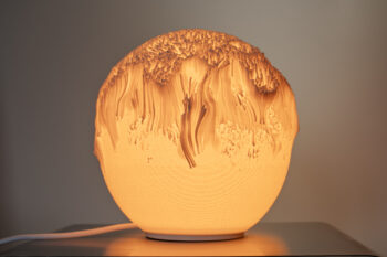 Reef Sculpted Lamp modern ambient sculptural table lamp with organic textured surface