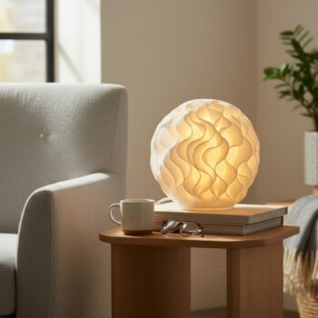 Growth Sculpted Lamp modern ambient sculptural table lamp with layered organic contours